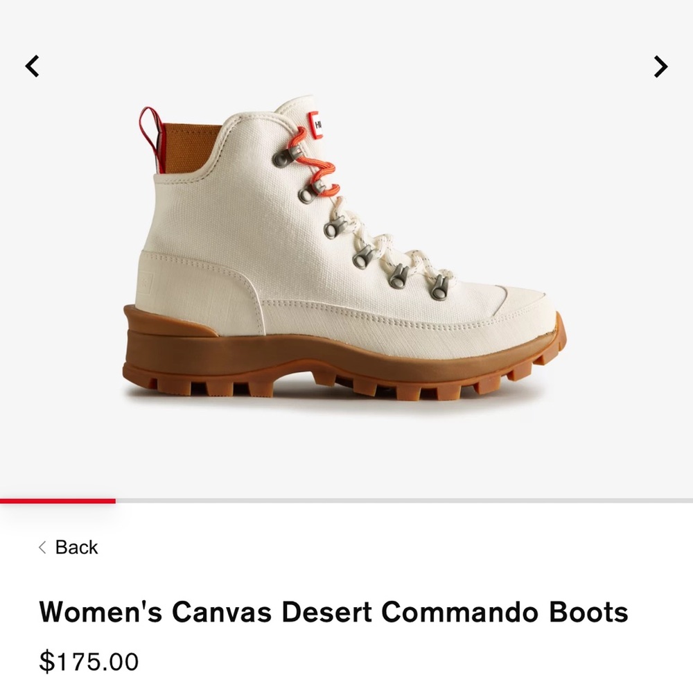 Women’s Canvas Desert Commando Boots
